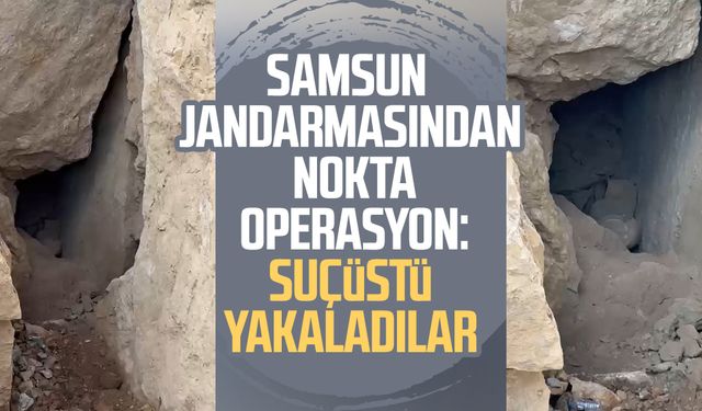 Samsun jandarmasından nokta operasyon: Suçüstü yakaladılar