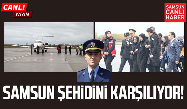 Samsun şehidini karşılıyor: Emre Altıok memleketinde