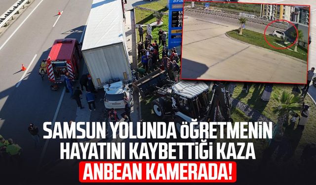 Samsun yolunda feci son: Engin Sipahi'nin kazası kamerada