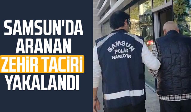 Samsun'da 63 yaşındaki zehir taciri yakalandı