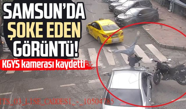 Samsun’da motosiklet kazaları patladı! Şoke eden görüntüler