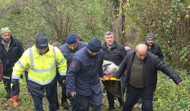 Alzheimer hastası kayıp kadın ormanlık alanda yaralı halde bulundu