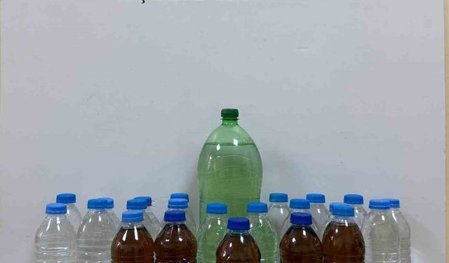 Bafra'da sahte alkol operasyonu