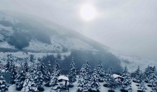 Ladik Akdağ beyaz gelinliğini giydi