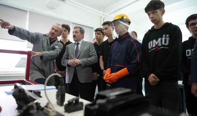 Mesleki eğitimde bir ilk: 'Elektrikli Araçlar Eğitim Merkezi' Samsun'da kuruldu