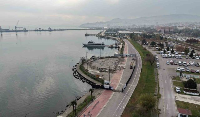Samsun Büyükşehir'den liman içine balık restoranı