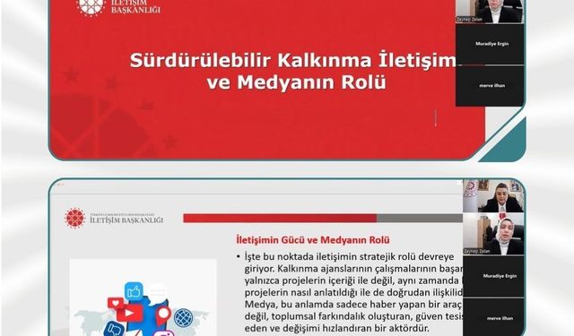 Sürdürülebilir kalkınma politikalarında iletişimin önemi ele alındı