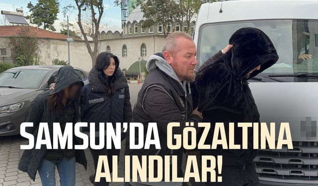 Samsun'da iki ayrı operasyon: Gözaltına alındılar