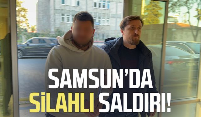 Samsun Canik'te silahlı saldırı: 2 yaralı