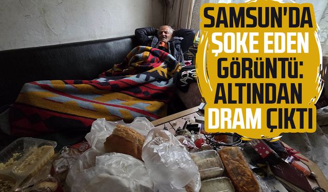 Samsun'da şoke eden görüntü: Altından dram çıktı