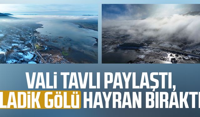 Vali Tavlı paylaştı, Ladik Gölü hayran bıraktı