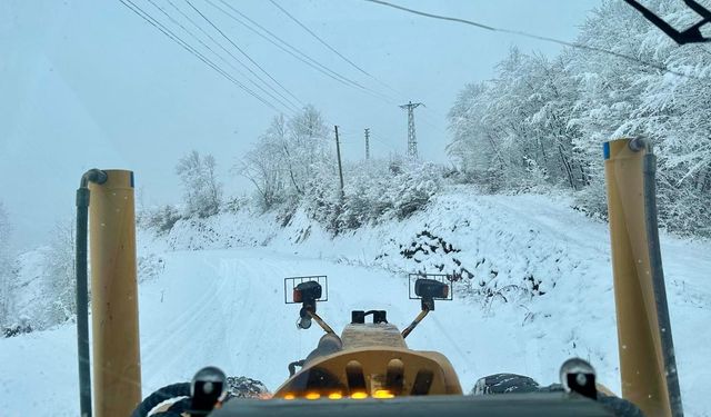 Büyükşehirden 17 ilçede karla mücadele mesaisi: 346 mahalle yoluna müdahale edildi