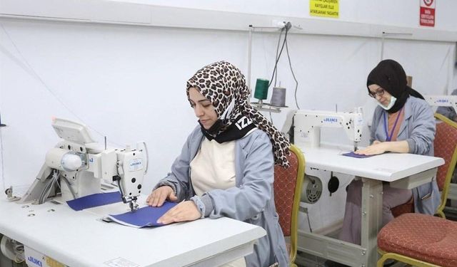 Canik'te hanım konaklarında 12 bin 132 kadına mesleki eğitim