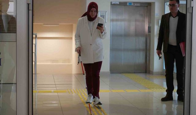 OMÜ'de görme engelliler için yapay zekâ destekli asistan devrede