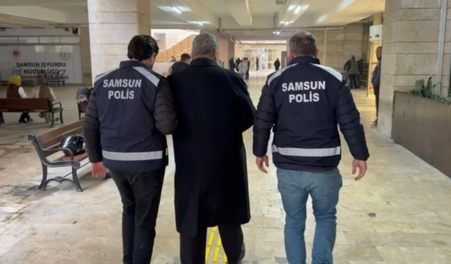 Samsun'da 8 ile 12 yıl hapis cezası bulunan 2 hükümlü yakalandı