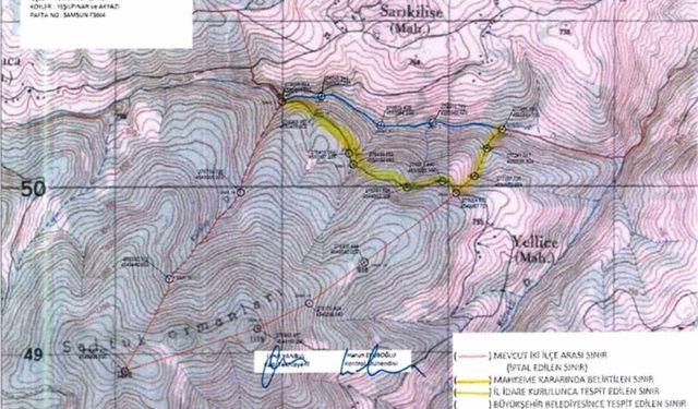 Samsun'da iki ilçe arasında sınır ihtilafı, Seferoğulları ile Tellioğulları'nı akla getirdi