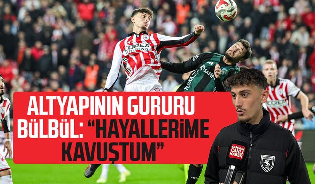 Samsunspor'da altyapının gururu Tahsin Bülbül: "Hayallerime kavuştum"