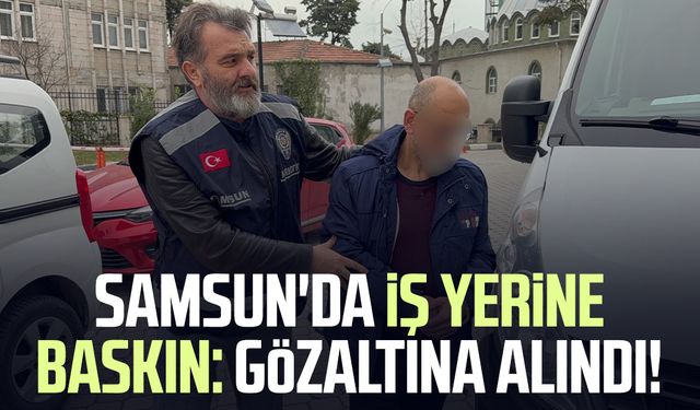 İş yerinde uyuşturucu ele geçirilen şahıs gözaltına alındı