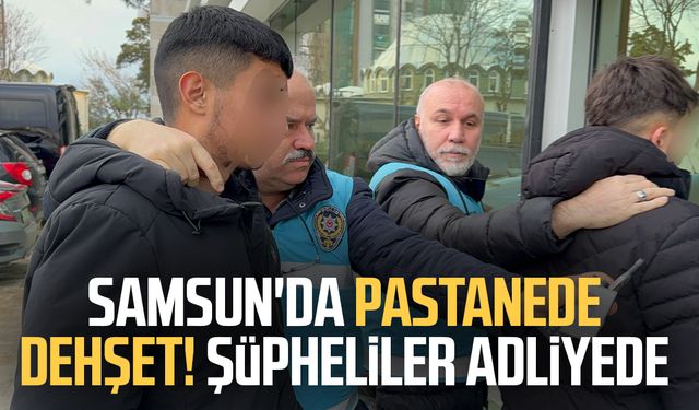 Samsun'da fırında 2 kişiyi bıçaklayan çocuklar adliyeye sevk edildi