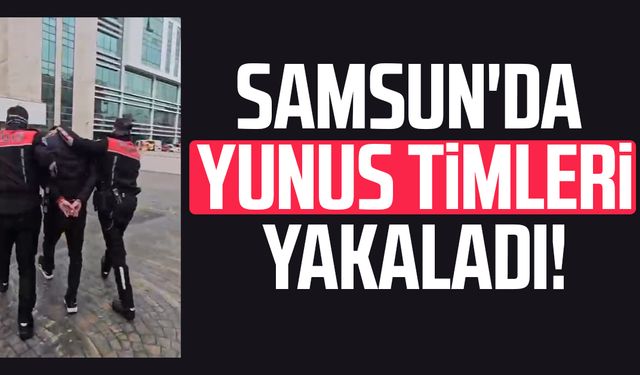Samsun'da operasyon: Yunus Timleri yakaladı!