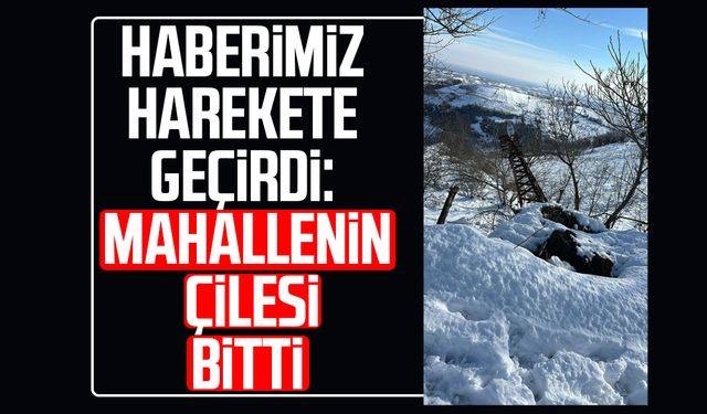 samsungazetesi.com yazdı, mahalleli elektriğe kavuştu