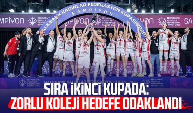 Sıra ikinci kupada: Zorlu Koleji hedefe odaklandı