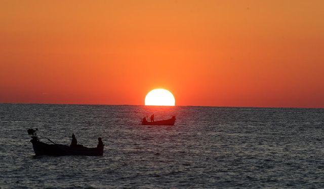 Gün Batımında Samsun’un Değişen Renkleri