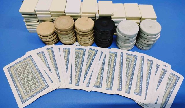 Bafra ve Çarşamba'da kumar baskını: 7 kişiye 81 bin TL ceza