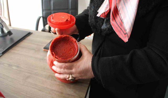 Çarşamba'nın tescilli lezzeti 'biber tuzu' sofraları süslüyor