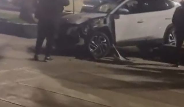 Fren yerine gaza bastı, yürüyüş yoluna girdi