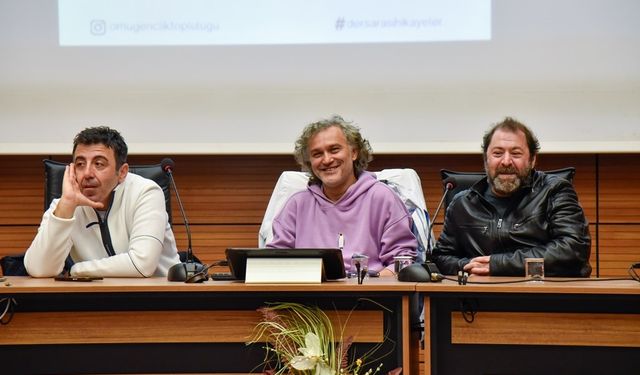 Meçhul Paşa oyuncuları OMÜ'de öğrencilerle buluştu