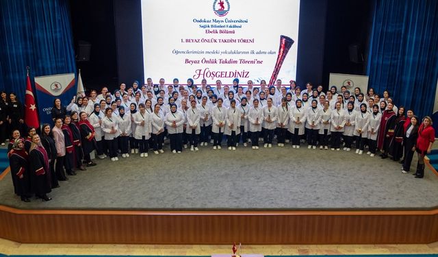 OMÜ'de ebelik öğrencileri mesleğe ilk adımını attı