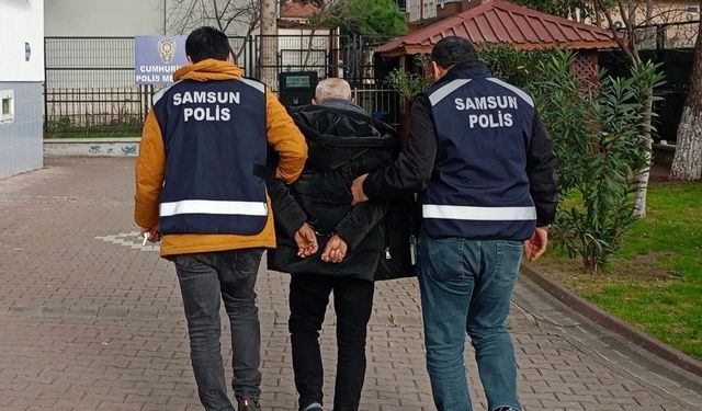 Samsun'da 35 yıl 7 ay hapis cezası bulunan firari yakalandı