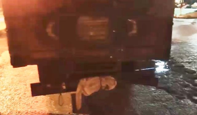 Samsun'da plakası kapalı ve kantara girmeyen araca 99 bin 949 TL ceza