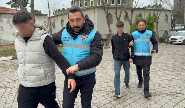Samsun'da Trabzonspor otobüsünü taşlayan 5 kişi adliyeye sevk edildi