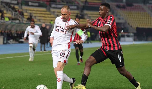 UEFA Konferans Ligi: KF Shkendija: 0 - Samsunspor: 0 (İlk yarı)