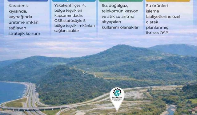 Yakakent Su Ürünleri İhtisas OSB'de arsa tahsisleri başladı