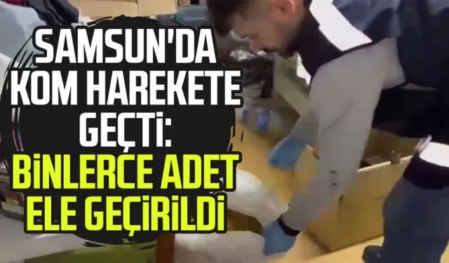 Samsun'da kaçak tütün mamulü operasyonu: 4 şüpheli yakalandı