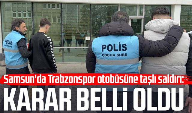 Trabzonspor otobüsünü taşlayan 5 kişiye adli kontrol