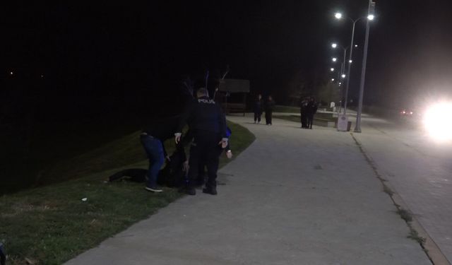 Bafra'da alkollü kadın ekipleri alarma geçirdi