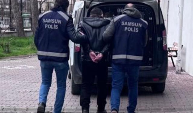 Bafra'da aranan hükümlü, operasyonla yakalandı