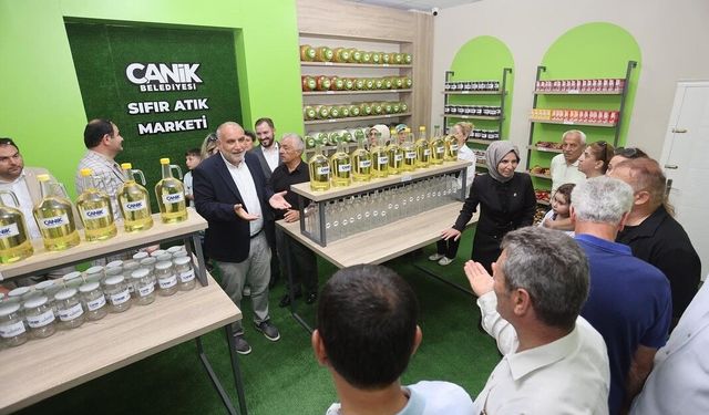 Canik Belediyesi'nden aile ekonomisine katkı: Atıklar kazanca dönüşüyor