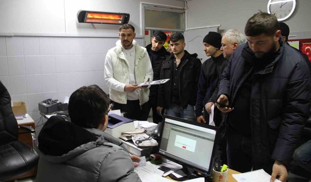 Çarşamba'da 'app plaka' paniği: Şoförler odası doldu taştı