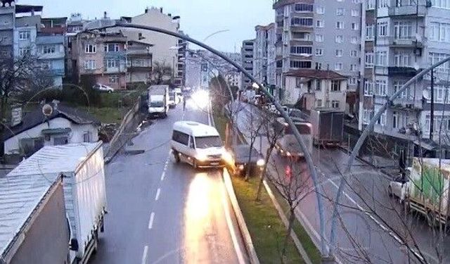 Kural ihlalleri kazalara yol açtı: O anlar kameraya yansıdı