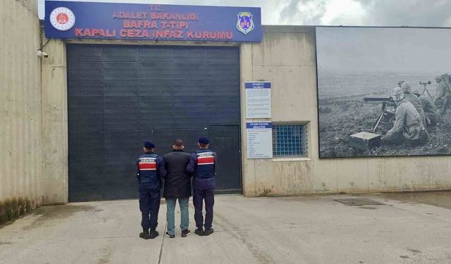 Samsun'da 18 yıl hapis cezası bulunan firari jandarma operasyonuyla yakalandı