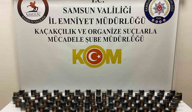 Samsun'da 2 bin 120 makaron ele geçirildi