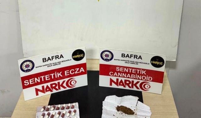 Samsun'da 3 ilçede uyuşturucu operasyonu: 7 gözaltı
