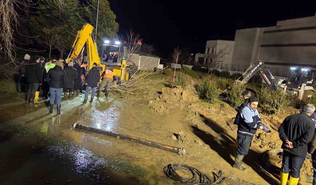 Samsun'da içme suyu ana isale hattı patladı: 'Su kesintisi yaşanacak'