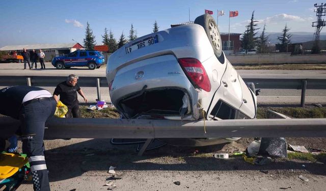 Samsun'da iki otomobil çarpıştı: 3 yaralı