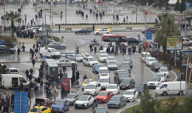 Samsun'da motorlu kara taşıtı sayısı 541 bini aştı